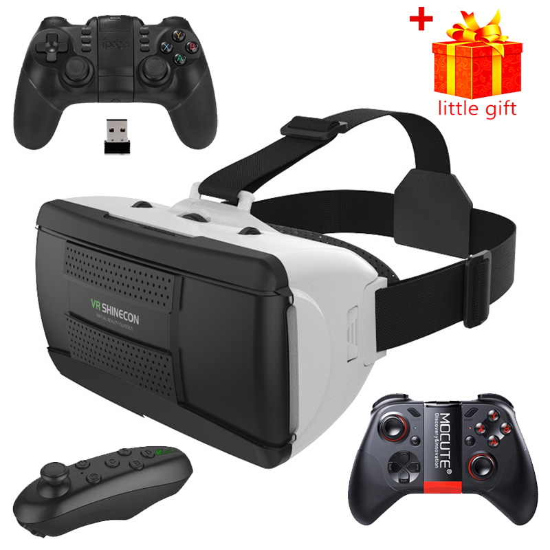 Vr Headset Pc - VR-Brille 3D-Headset Virtual-Reality-Helm Handy-Goggle-Geräte Viar-Linsen Smartphone