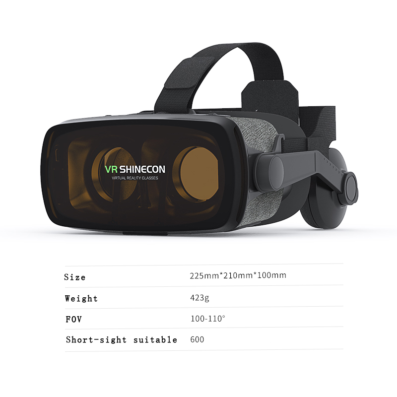 VR Shinecon Casque Viar 3D Glä – Vr Headset Pc Bewertung und Preis