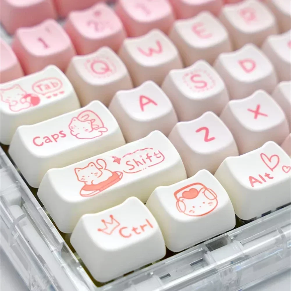 Rosa Kätzchen-Tastenkappe, Kat – Pc Gaming Pink Bewertung und Preis