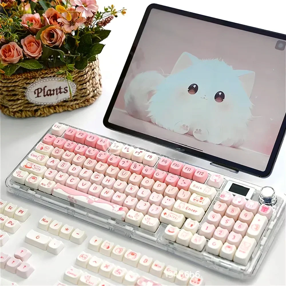 Rosa Kätzchen-Tastenkappe, Kat – Pc Gaming Pink Bewertung und Preis